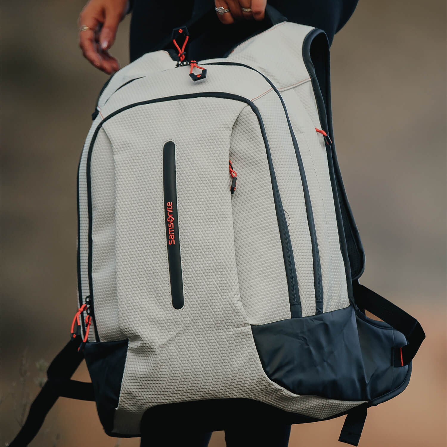 White samsonite on sale