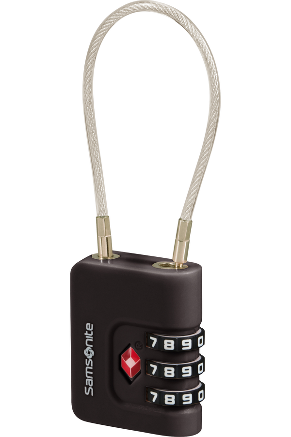 Samsonite Ta Revolution Cablelock 3 dial TSA  Schwarz