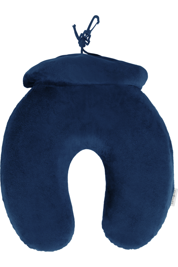 Samsonite Ta Revolution Memory Foam Pillow/Pouch  Bleu nuit