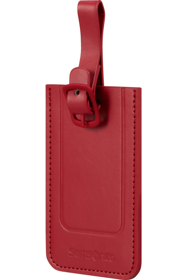 Samsonite Ta Revolution Rectangle Luggage Tag x2  Rouge