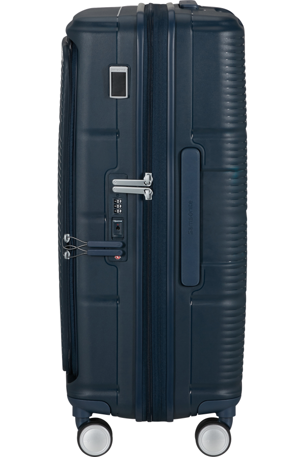 Samsonite Paralux Spinner Expandable Medium Sp 67cm  Bleu marine foncé