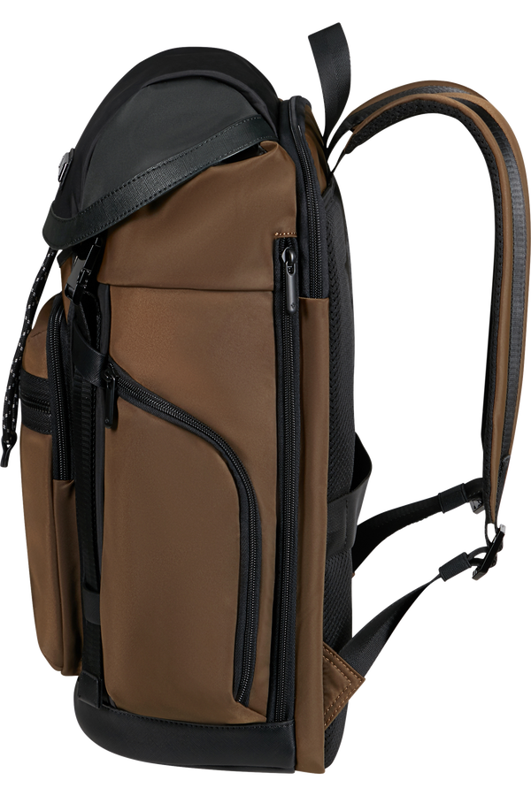 Samsonite Relyon Backpack M 15.6'' with flap  Braun