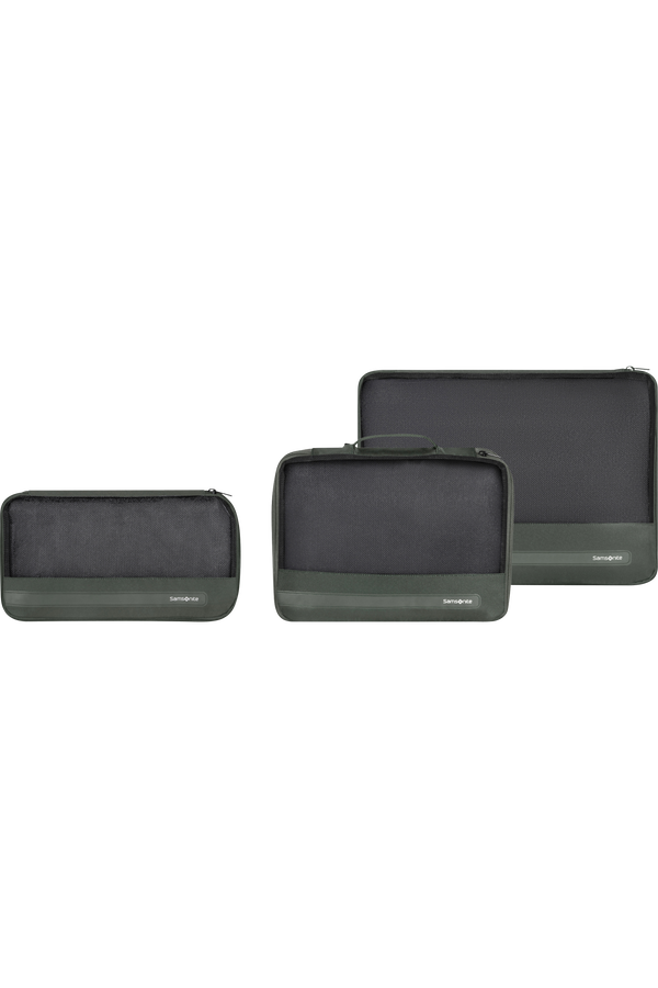 Samsonite Ta Revolution Set of 3 Packing Cubes  Vert