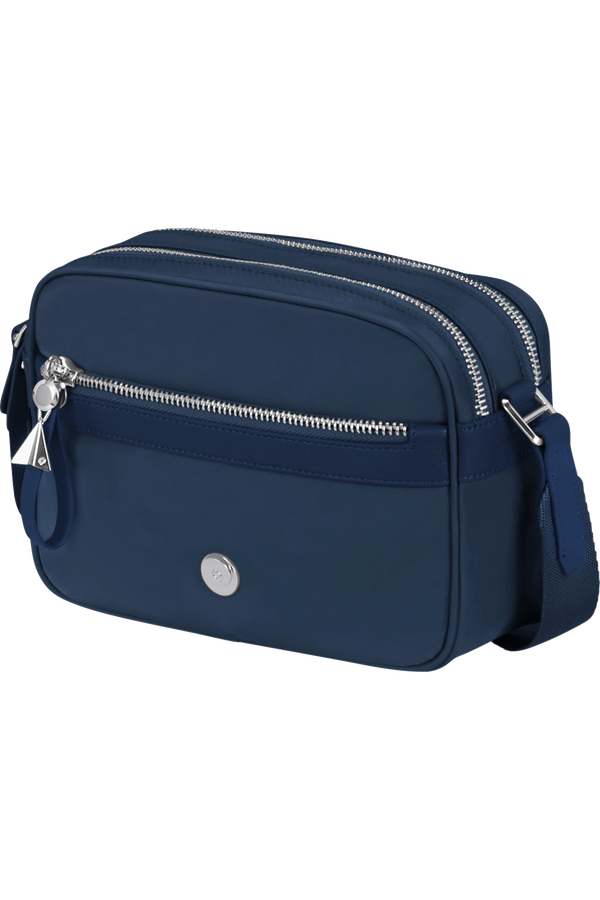 Samsonite Karissa Evo Shoulder Bag 2 Comp  Blue Nights Samsonite Karissa Evo Shoulder Bag 2 Comp  Blue Nights