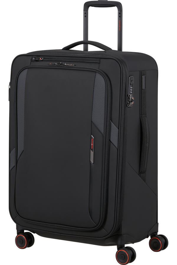 Samsonite Glazed Spinner Expandable 67cm  Schwarz