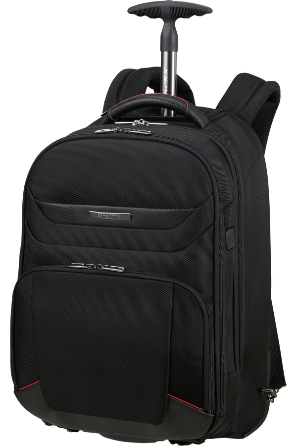 Samsonite Pro-DLX 6 Laptop Backpack with Wheels  17.3inch Schwarz