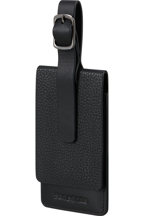 Samsonite Ta Revolution Leather Luggage Tag  Noir