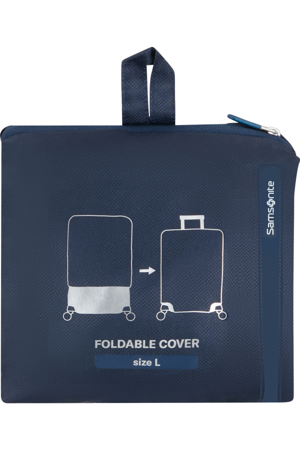 Samsonite Ta Revolution Foldable Luggage Cover L  Bleu nuit