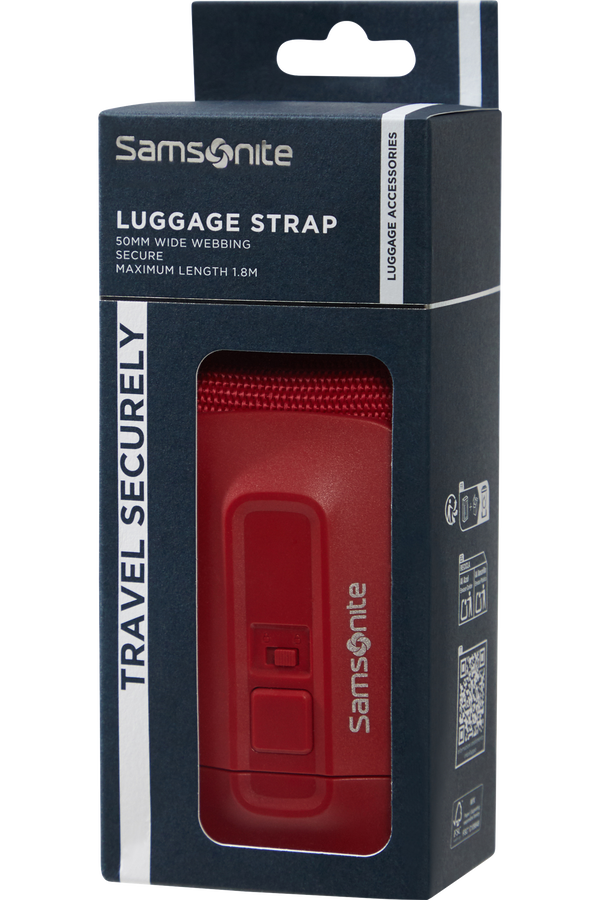Samsonite Ta Revolution Luggage Strap 50mm  Rouge