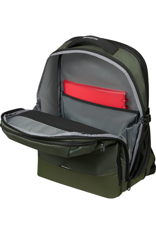 Samsonite Roadseeker Laptop Backpack Expandable L  Vert olive foncé