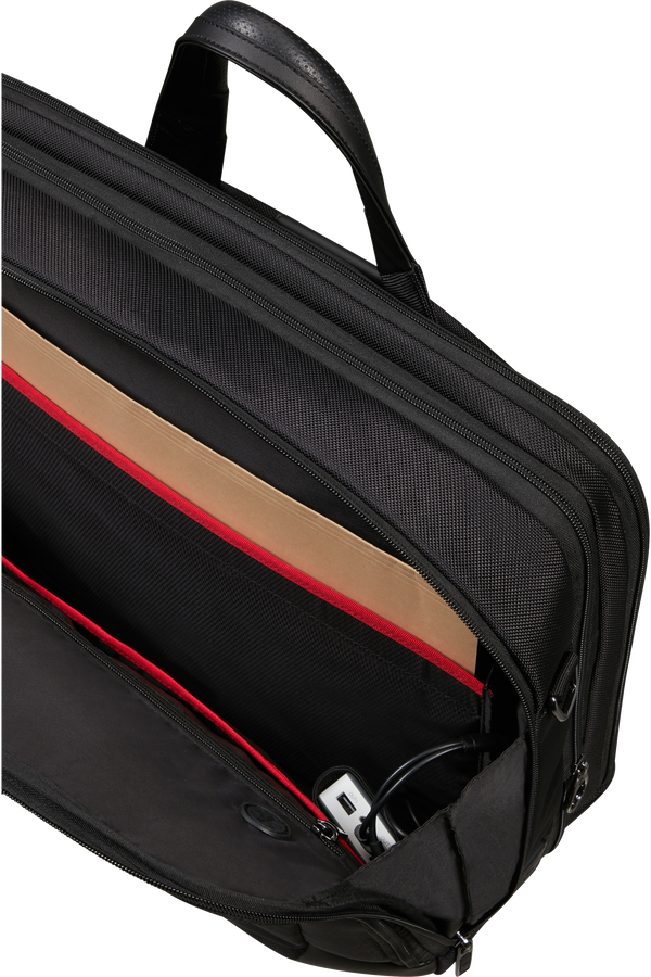 Samsonite Pro-Dlx 6 Bailhandle Expandable 17.3'  Schwarz