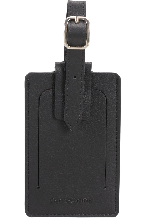 Samsonite Global Ta ID Leather Luggage Tag Noir Samsonite Global Ta ID Leather Luggage Tag Noir