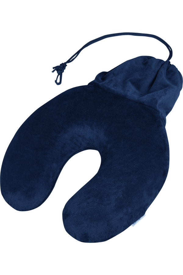 Samsonite Ta Revolution Memory Foam Pillow/Pouch  Bleu nuit