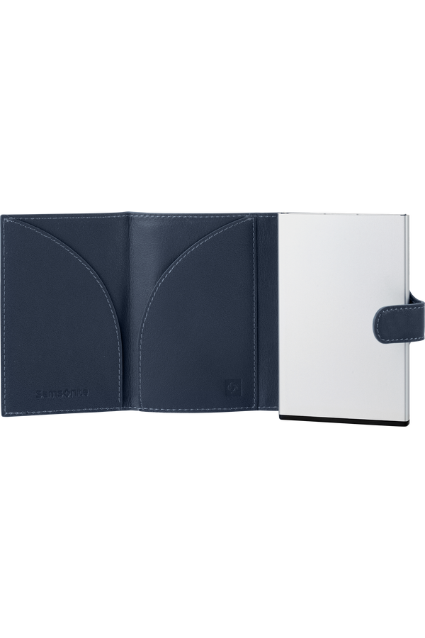 Samsonite Alu Fit 202 - Slide-up Wallet  Bleu Samsonite Alu Fit 202 - Slide-up Wallet  Bleu
