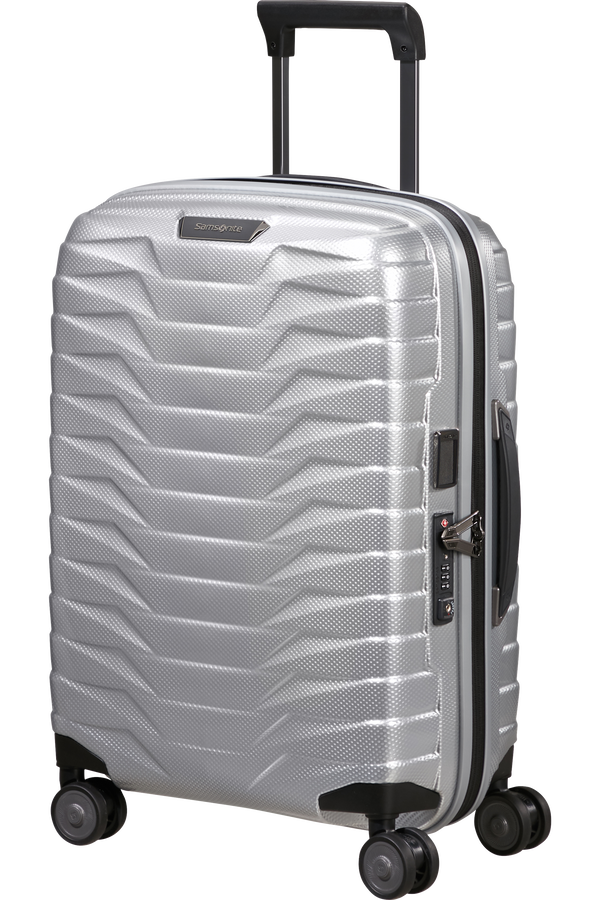 Samsonite Proxis Spinner Expandable Length 40cm 55cm  Silber