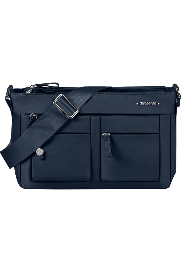 Samsonite Move 4.0 Horiz. Shoulder Bag+flap  Bleu foncé