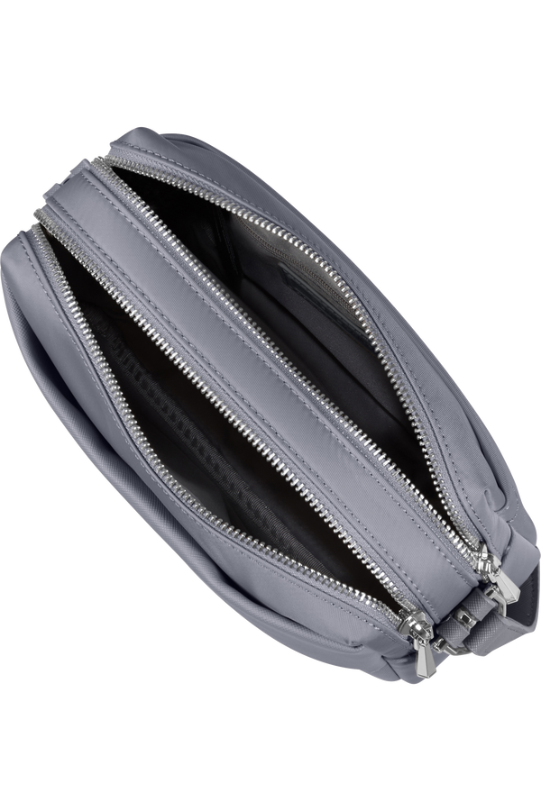 Samsonite Zalia 3.0 Shoulder Bag 2 Comp  Gris métal