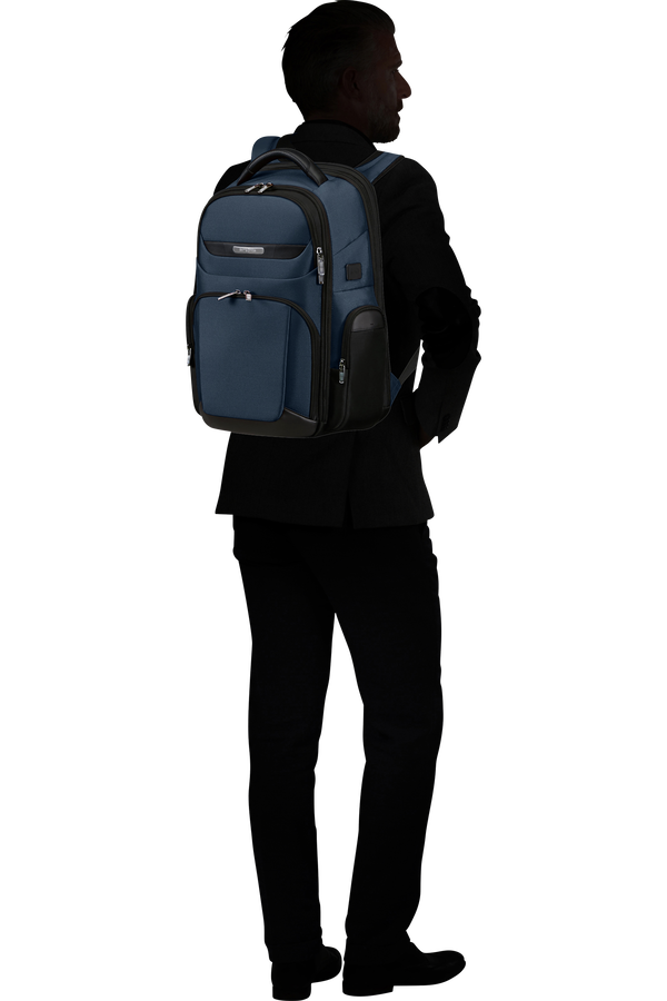 Samsonite Pro-Dlx 6 Backpack 3 Volume Expandable 15.6'  Bleu