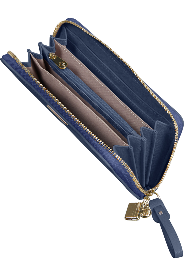 Samsonite Karissa 2.0 Slg 319 - L Zip Around L  Bleu nuit