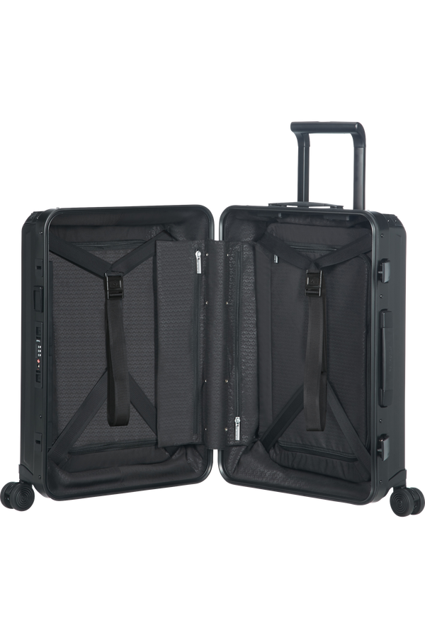 Samsonite Lite-Box Alu Spinner 55cm  Schwarz