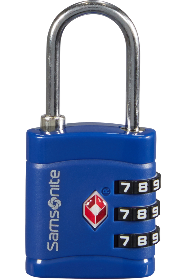 Samsonite Global Ta Combilock 3 dial TSA light Bleu nuit