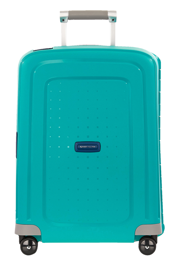 Samsonite S'Cure Spinner 55cm Aqua Blue/Dark Blue