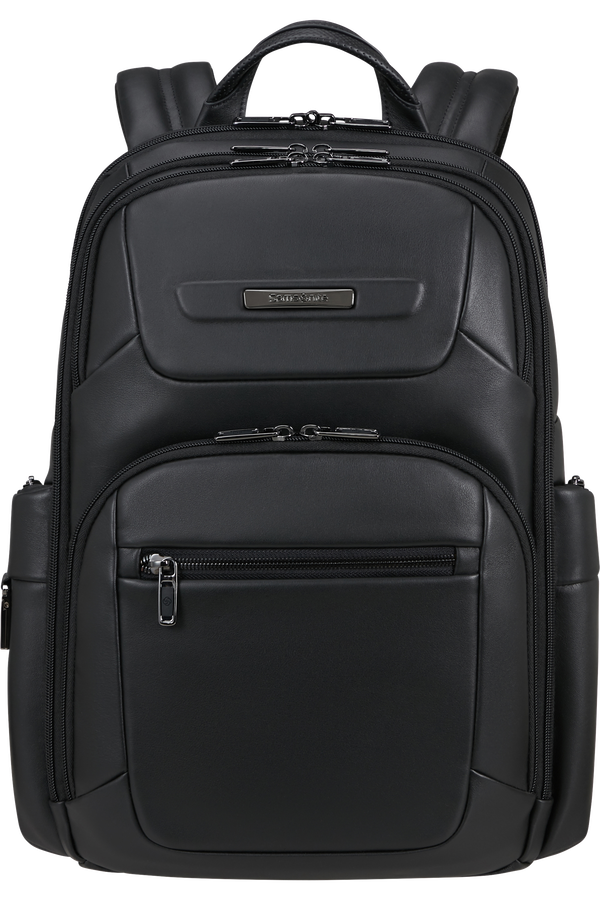Samsonite Pro-Dlx 6 Leather Backpack 15.6'  Schwarz