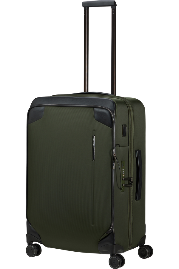 Samsonite Splendix Spinner DF Expandable 67cm  Green/Black Samsonite Splendix Spinner DF Expandable 67cm  Green/Black