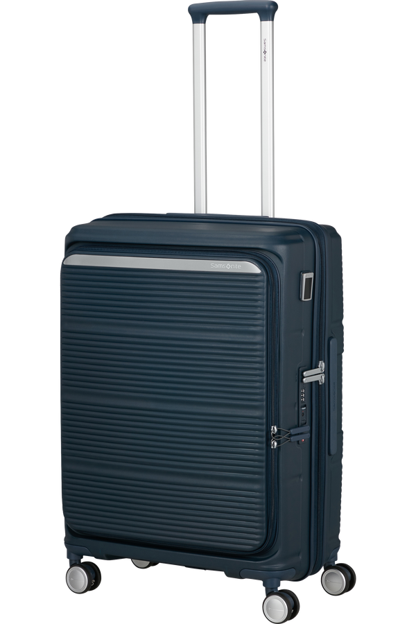 Samsonite Paralux Spinner Expandable Medium Sp 67cm  Bleu marine foncé