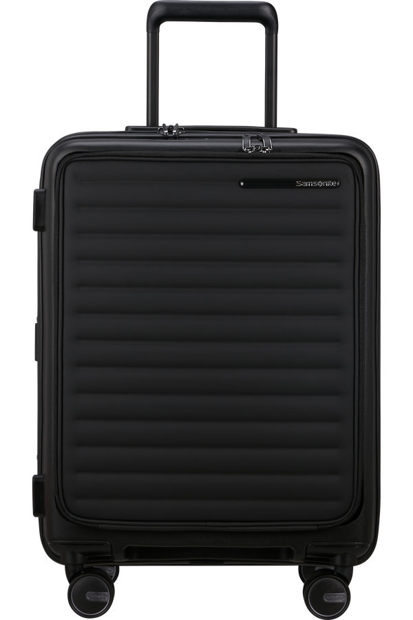 Samsonite Restackd Spinner Expandable Easy Access 55cm  Schwarz