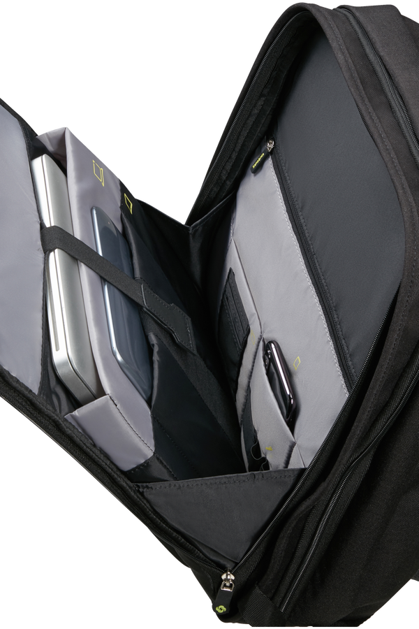 Samsonite Securipak Travel Backpack Expandable 15.6'  Black Steel