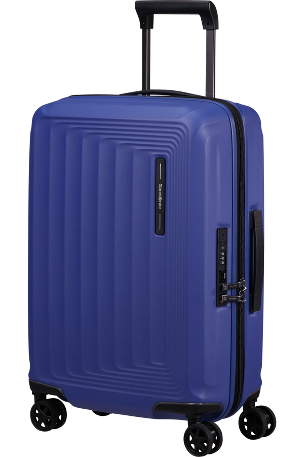 Samsonite Nuon Spinner Expandable 55cm  Matt Nautical Blue