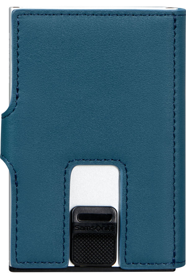 Samsonite Alu Fit Slide-up Wallet Proxis  Bleu pétrole Samsonite Alu Fit Slide-up Wallet Proxis  Bleu pétrole