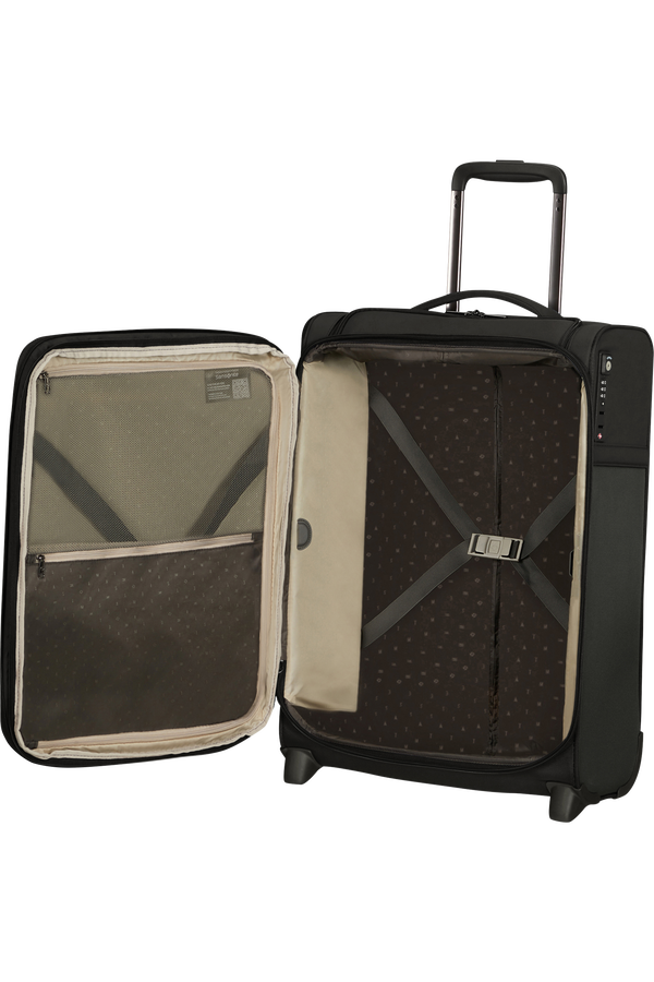 Samsonite Airea Upright Expandable Toppocket 55cm  Schwarz