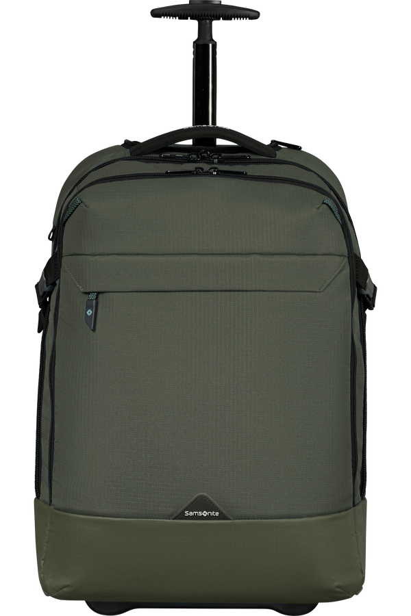 Samsonite Roadseeker Laptop Backpack with wheels 17.3''  Vert olive foncé
