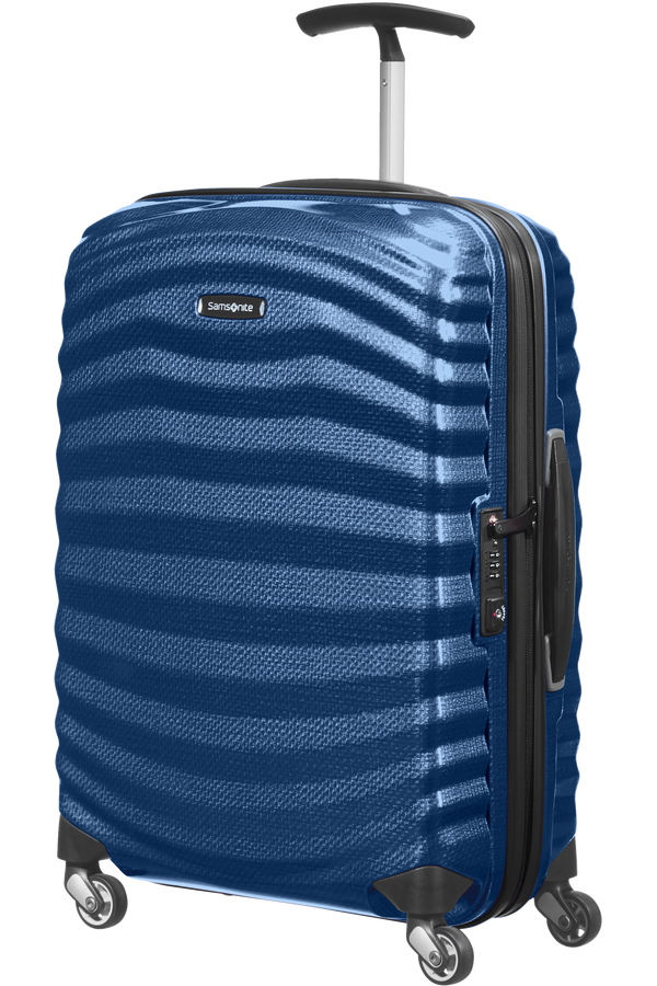 Samsonite Lite-Shock Spinner 55cm  Bleu fonc&eacute;