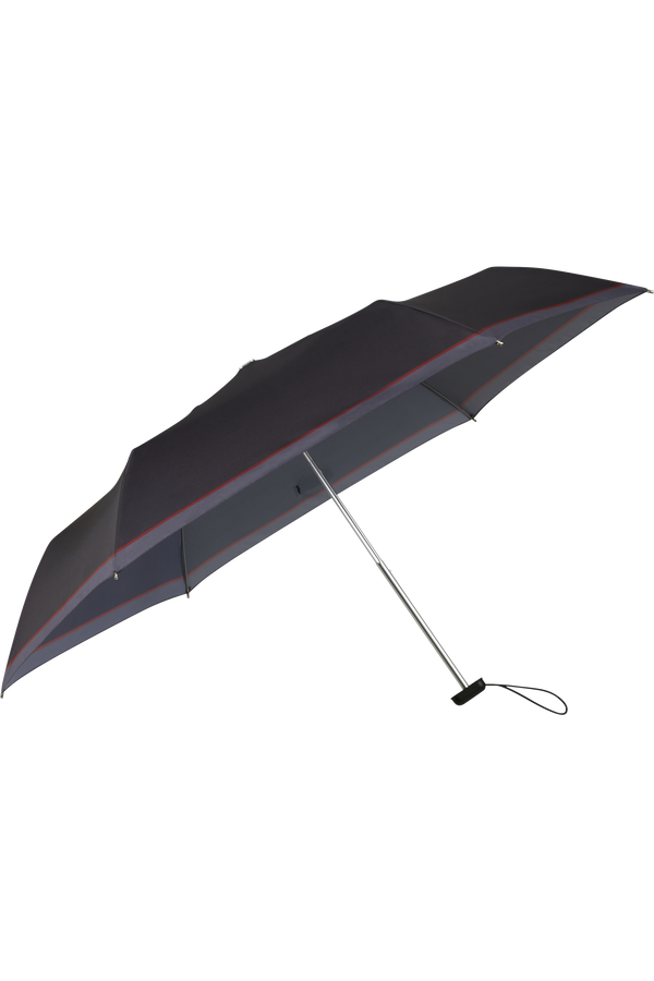 Samsonite Alu Drop S 3 Sect. Manual Flat  Black/Red/Grey