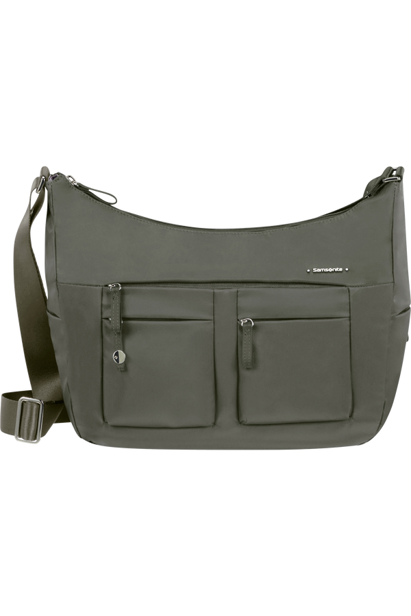 Samsonite Move 4.0 Should. Bag M+2 Pock  Vert olive