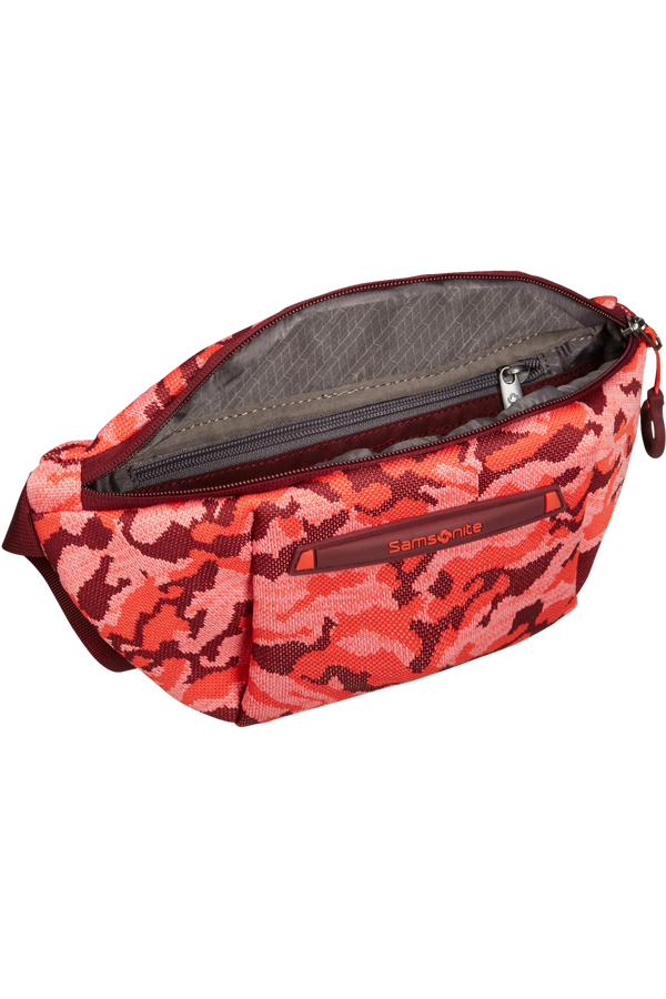 Samsonite Neoknit Belt Bag  Fluo Red Camo