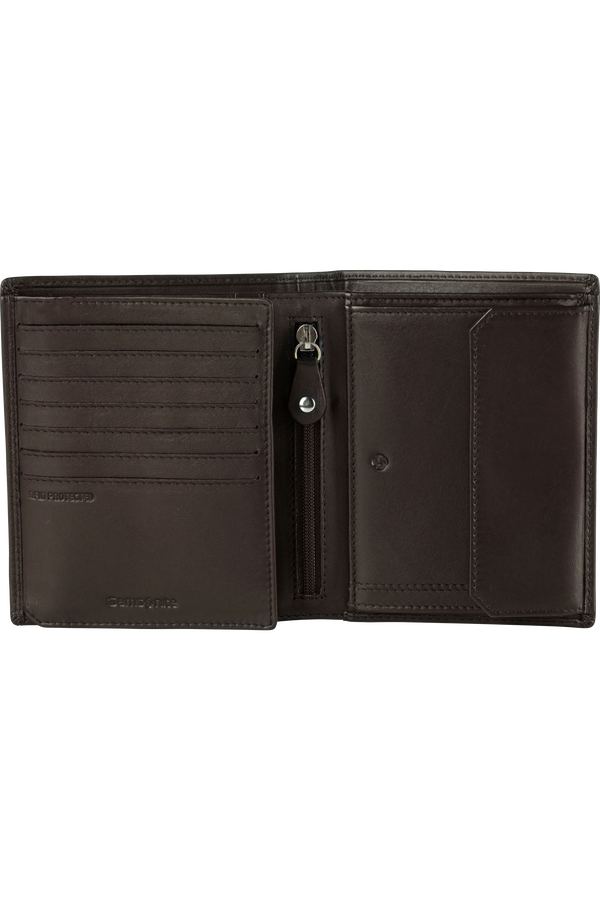 Samsonite Attack 2 Slg 122 - W 11CC+HFL+W+C+Z+2C  Ebony Brown Samsonite Attack 2 Slg 122 - W 11CC+HFL+W+C+Z+2C  Ebony Brown