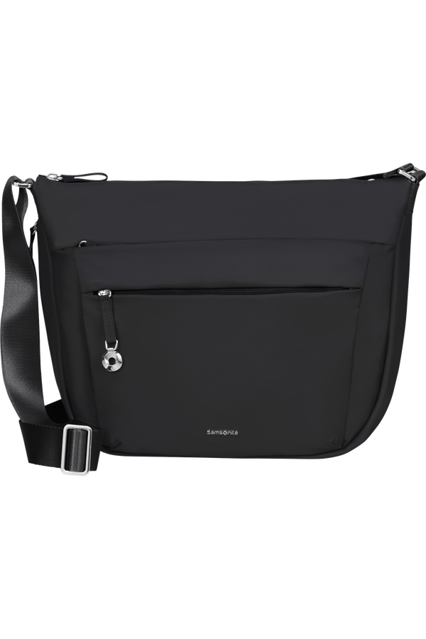 Samsonite Move 5.0 Hobo Bag Round Expandable M  Schwarz