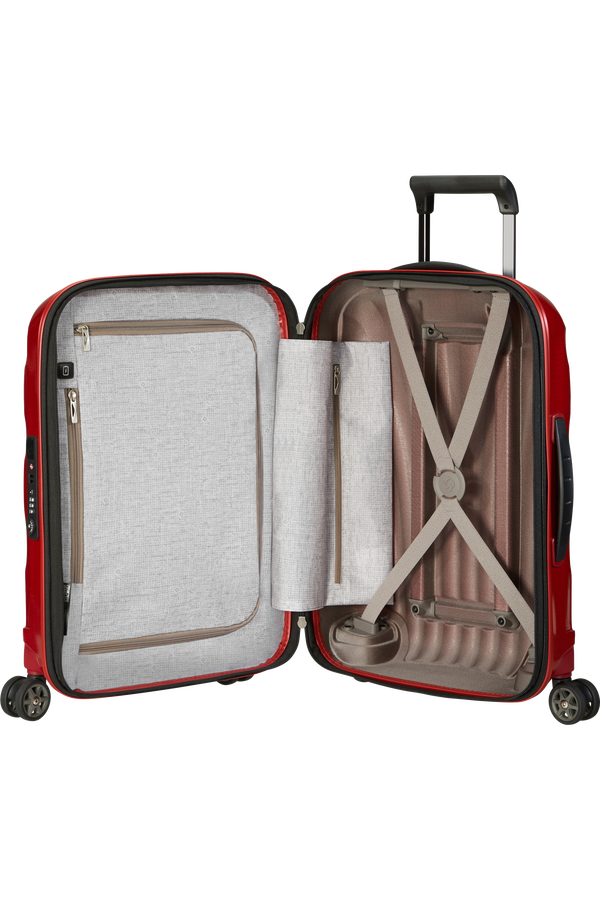 Samsonite C-Lite Spinner Expandable 55cm  Rouge piment