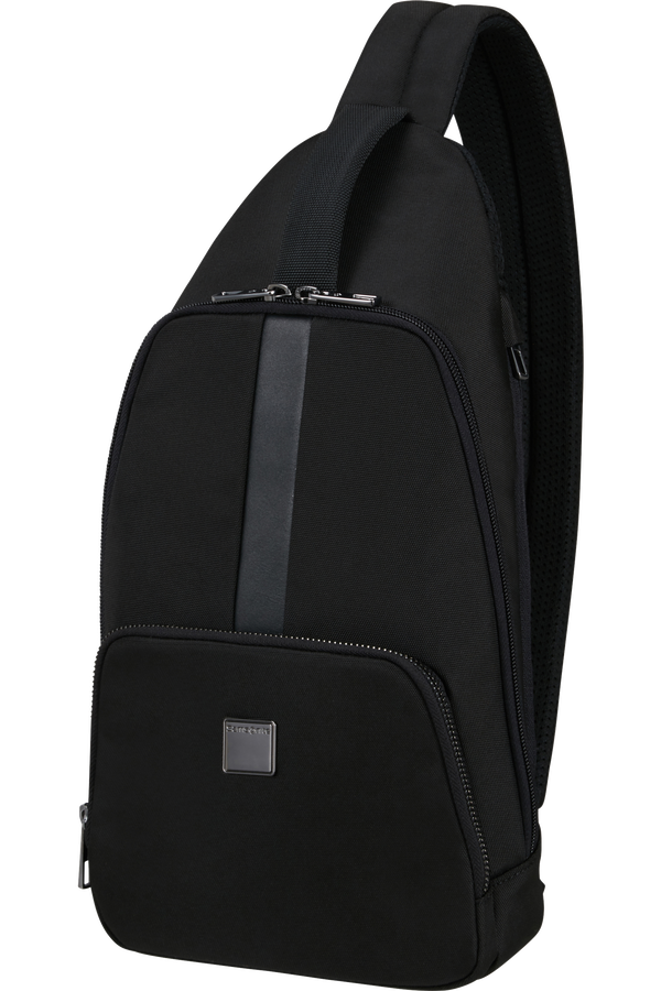 Samsonite Sacksquare Sling Bag M  Noir Samsonite Sacksquare Sling Bag M  Noir