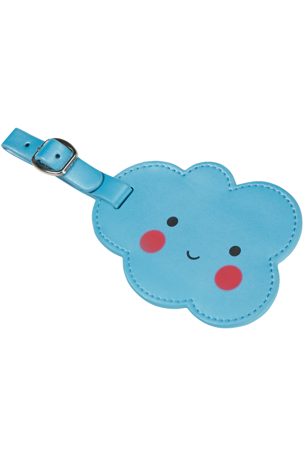 Samsonite Happy Sammies Luggage Tag Cloud  Happy Blue