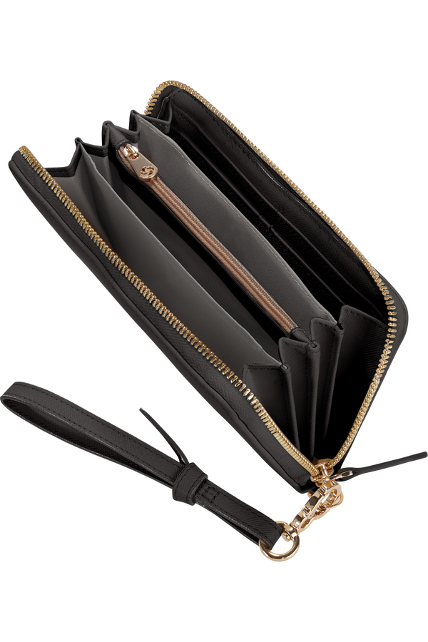 Samsonite My Samsonite Slg L Zip Around L  Schwarz Samsonite My Samsonite Slg L Zip Around L  Schwarz