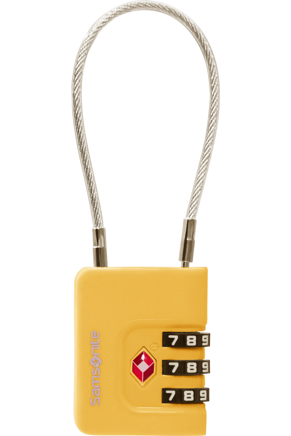 Samsonite Ta Revolution Cablelock 3 dial TSA  Gelb