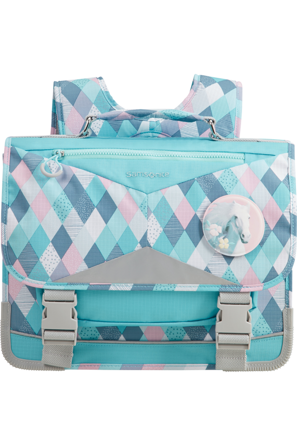 Samsonite Sam Ergofit Ergonomic Schoolbag M  Pink Horse