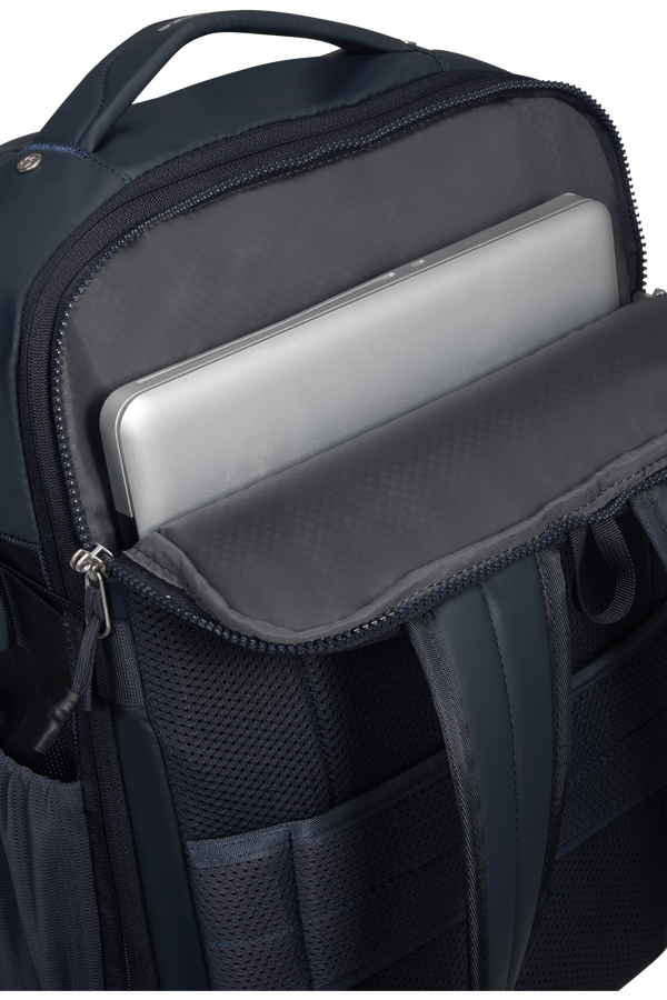 Samsonite Midtown Laptop Backpack Expandable L 15.6inch Bleu fonc&eacute;