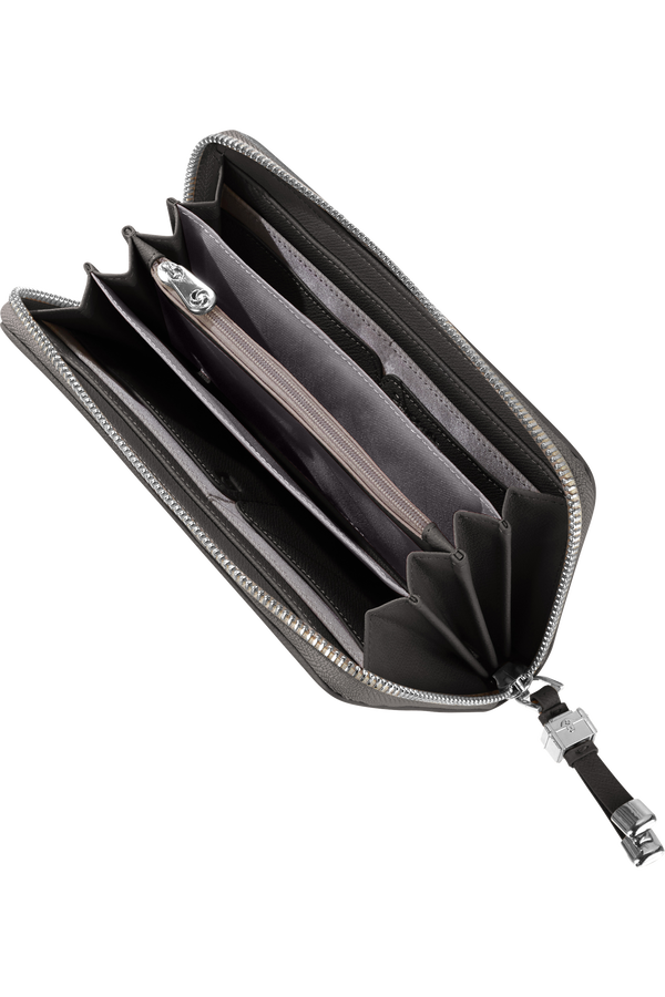 Samsonite Karissa Slg Wallet ZIP Around L  Noir