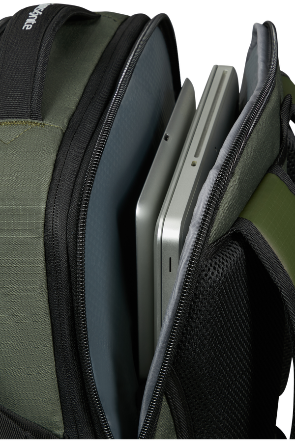 Samsonite Roadseeker Laptop Backpack Expandable L  Dark Olive